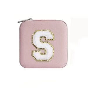 Pink Jewelry Case — ‘S’ available - NWT